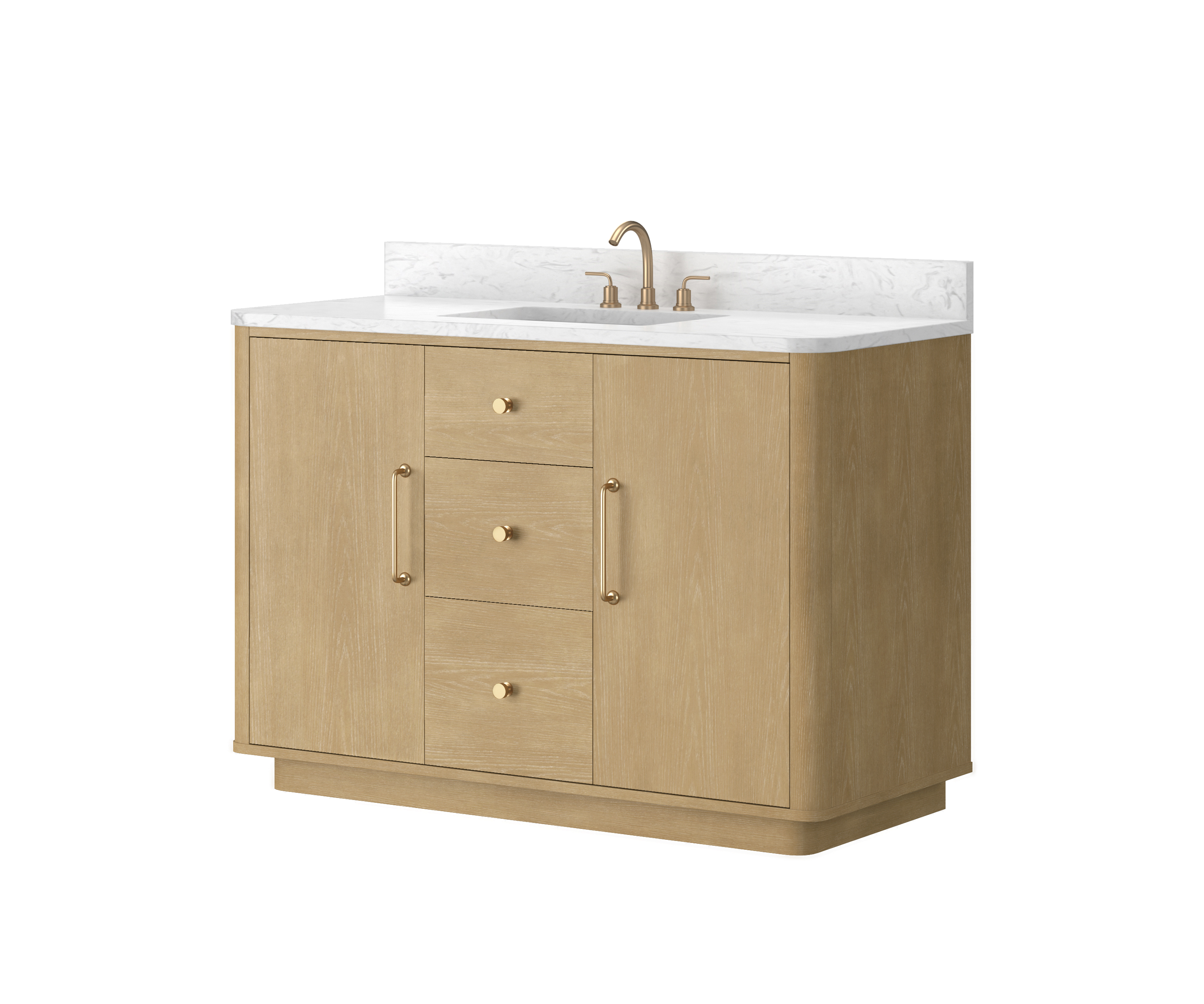 SA250183-Bathroom vanity with top